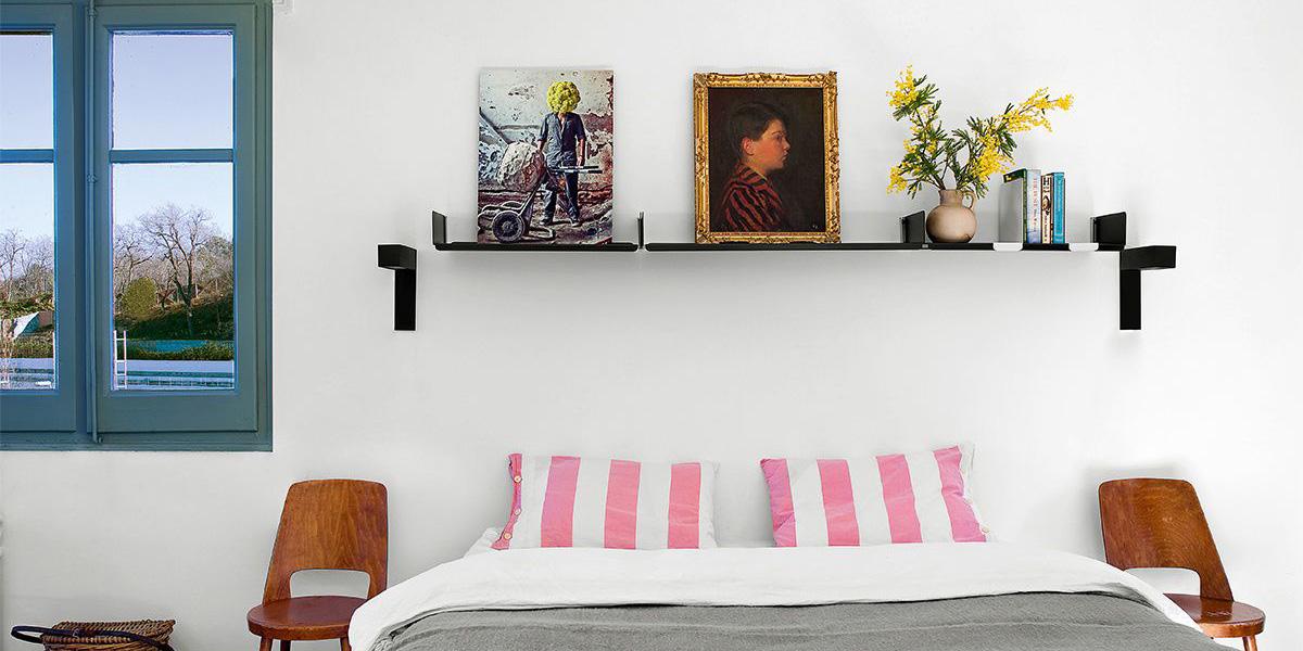 Cabecero con estantería