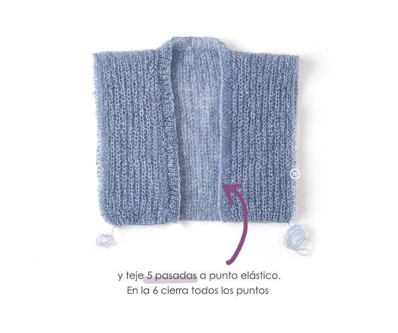 Cómo tejer un Cardigan de Mohair a dos agujas- Cloud Cardi - Patrón y Tutorial -