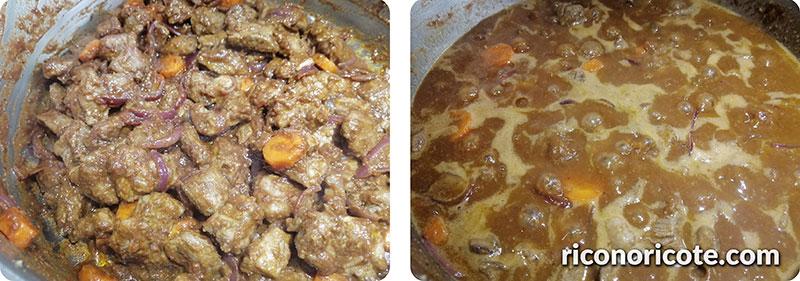 Estofado de ternera con patatas