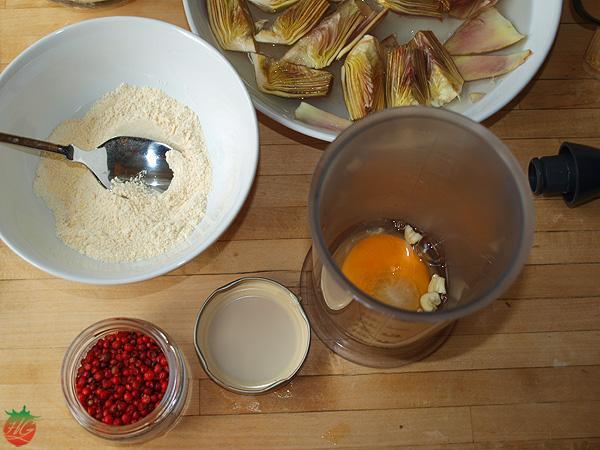 Preparar alioli de pimienta rosa