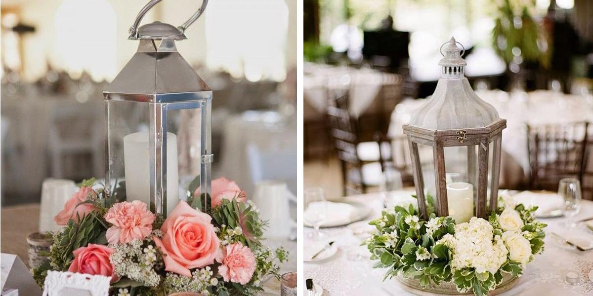 Candelabros para el centro de mesa