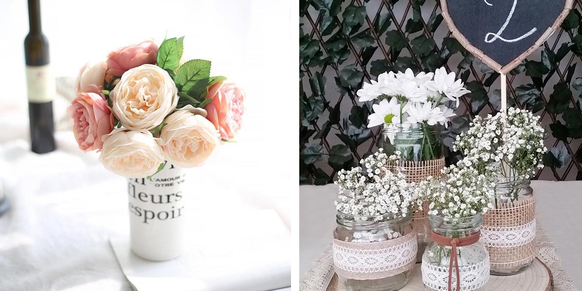 Botes para centros de mesa