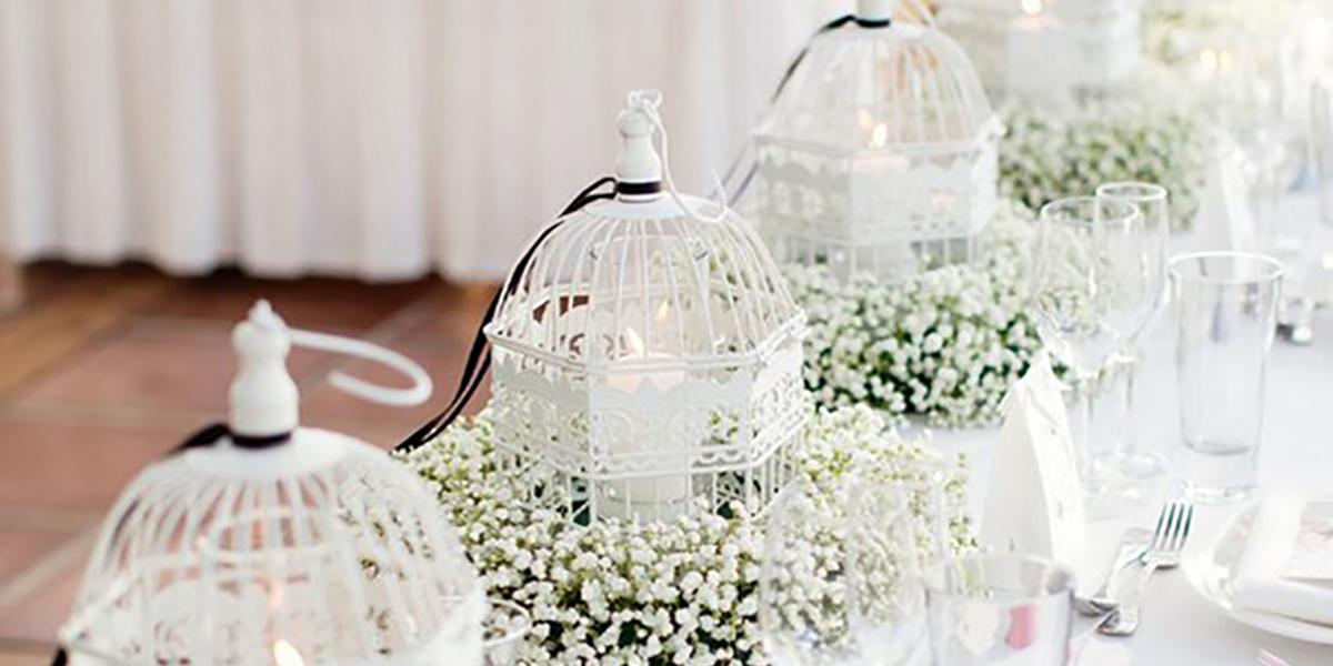 JAulas como centro de mesa