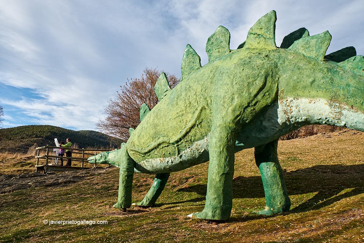 Yacimiento de Santa Cruz de Yanguas. Dinosaurios ornitópodos.Ruta de las Icnitas. Soria. Castilla y León. España. © Javier Prieto Gallego