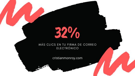 32% más clics en tu firma de correo electrónico