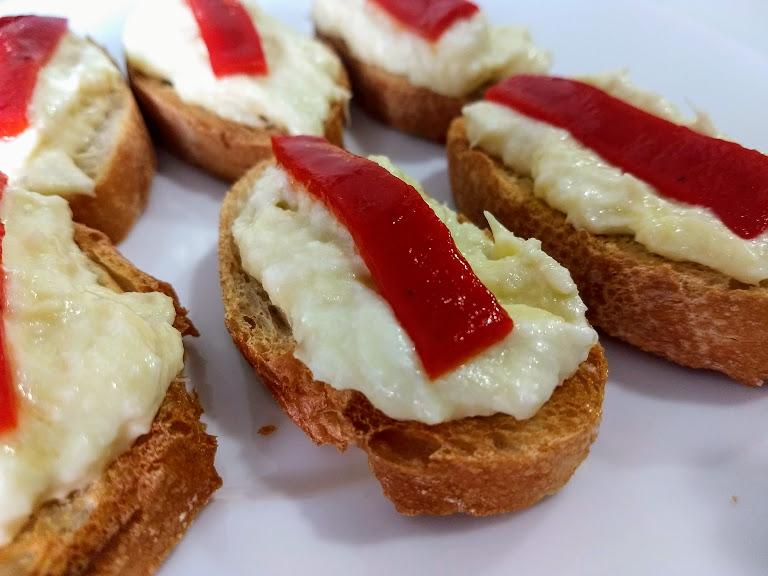Canapes de brandada 1