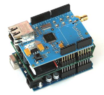 Shield para acoplar a la placa principal. 