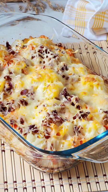 pastel salado de coliflor receta facil y rapida