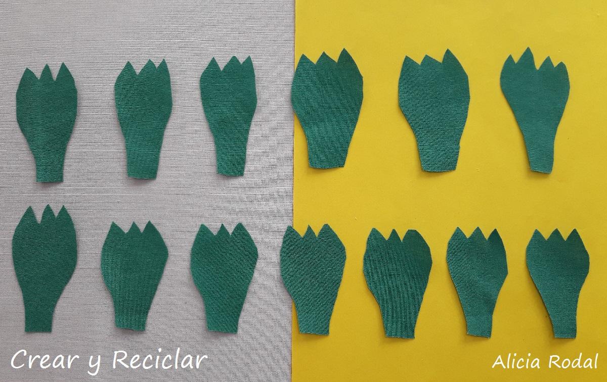 En este tutorial verás qué fácil es hacer unas flores con retales de tela, para hacer un lindo ramo de rosas rojas. 