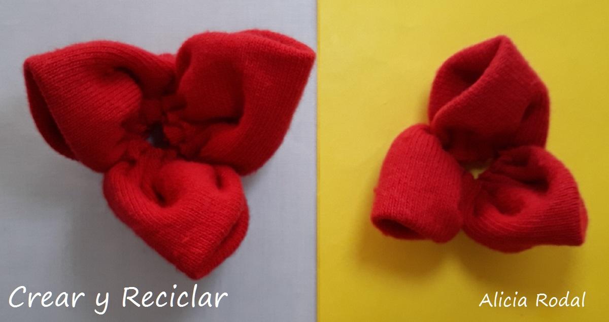 En este tutorial verás qué fácil es hacer unas flores con retales de tela, para hacer un lindo ramo de rosas rojas. 