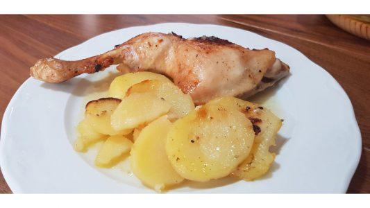 muslos de pollo con patatas al horno en salsa de licor 43 (6)