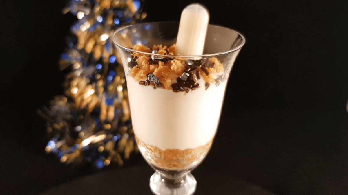 Mousse de Baileys en copa