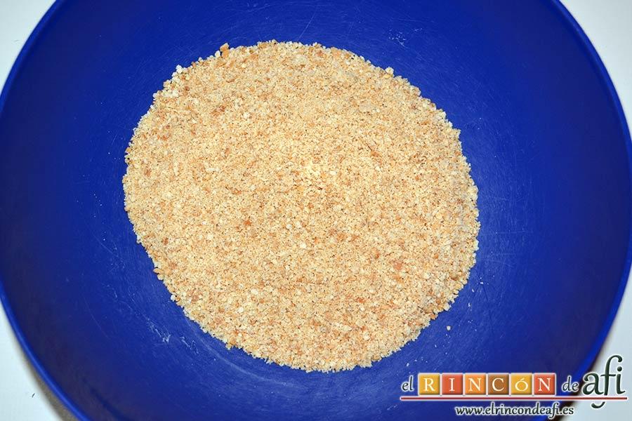 Tarta de queso con harina de fécula de maíz y mermelada de ciruelas rojas casera, ponerlas en un bol