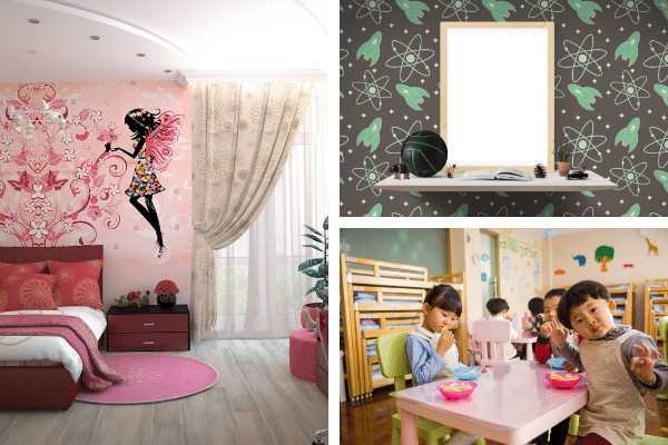 decoracion paredes niños