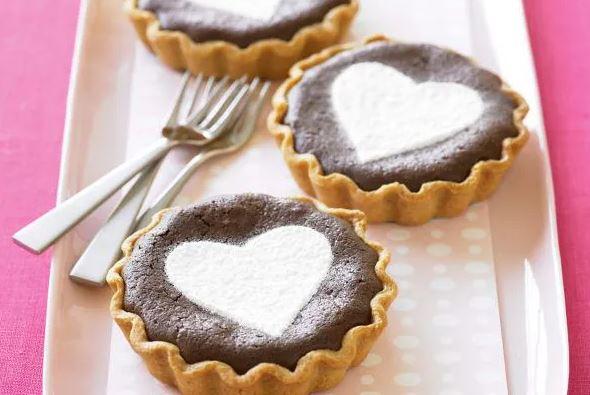 Pasteles San Valentín. Vía SaborGourmet.