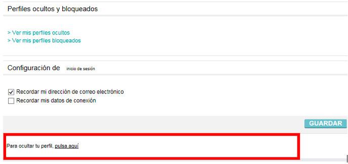 Eliminar Cuenta Meetic