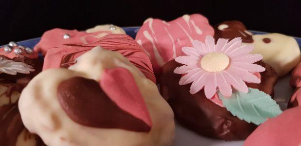 Palmeras de azucar con cubierta de chocolate. Especial San Valentín (8)