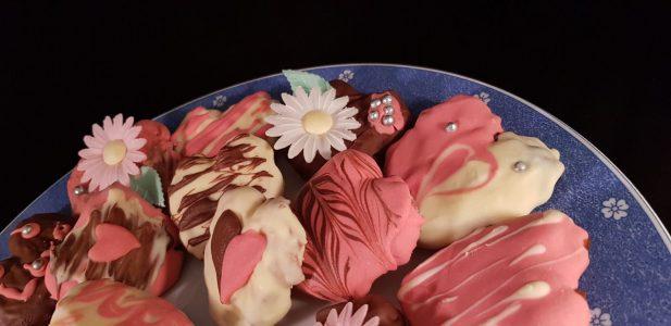 Palmeras de azucar con cubierta de chocolate. Especial San Valentín (12)