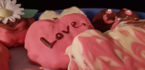 Palmeras de azucar con cubierta de chocolate. Especial San Valentín (10)