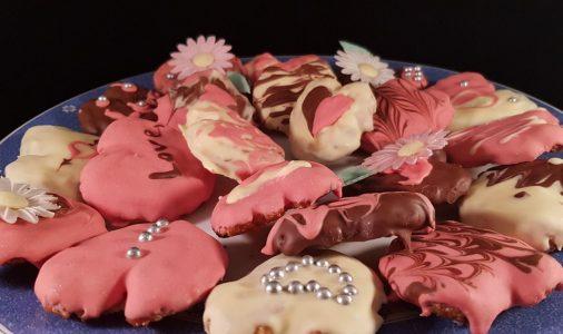 Palmeras de azucar con cubierta de chocolate. Especial San Valentín (13)