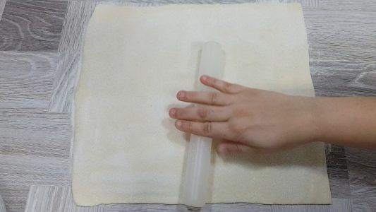 Palmeritas de azúcar con chocolate (3)