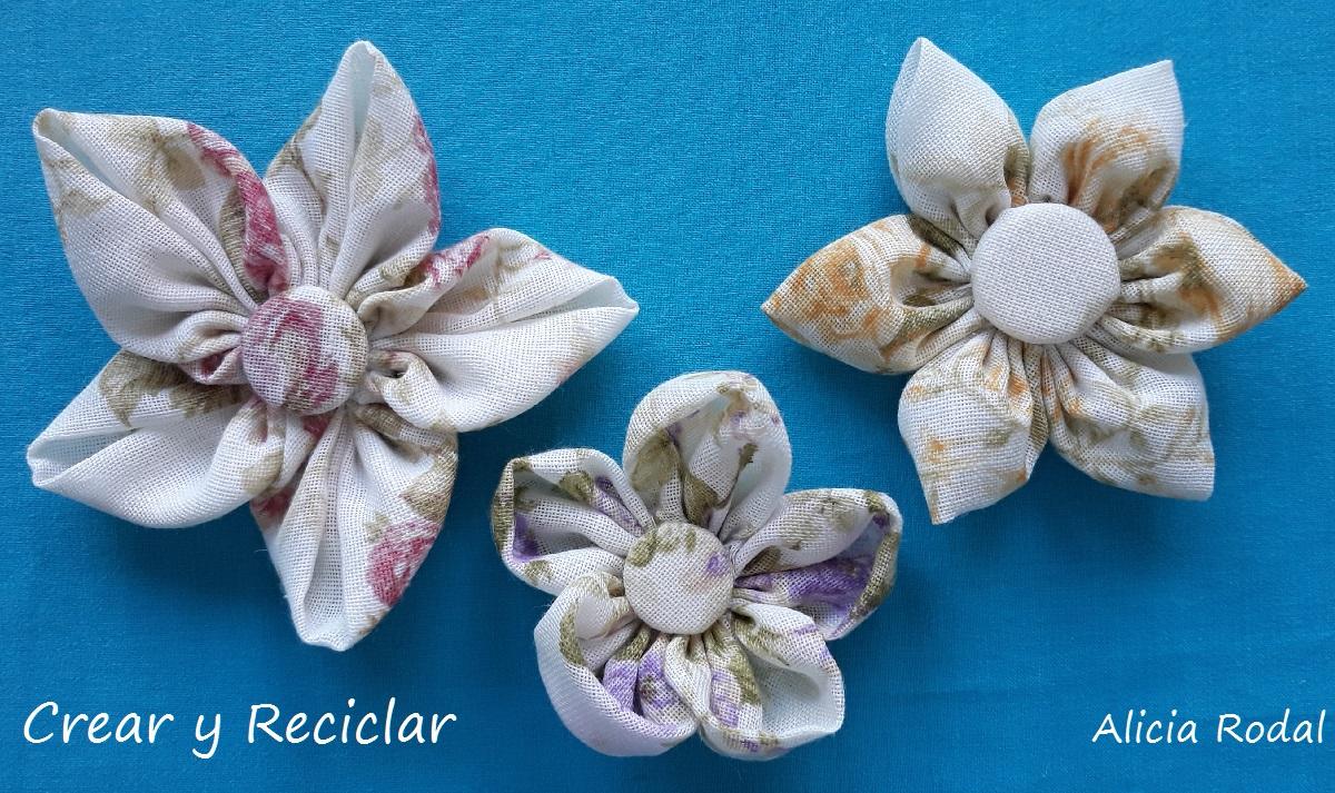 En este tutorial te muestro 8 ideas y trucos para hacer flores con retales de tela.