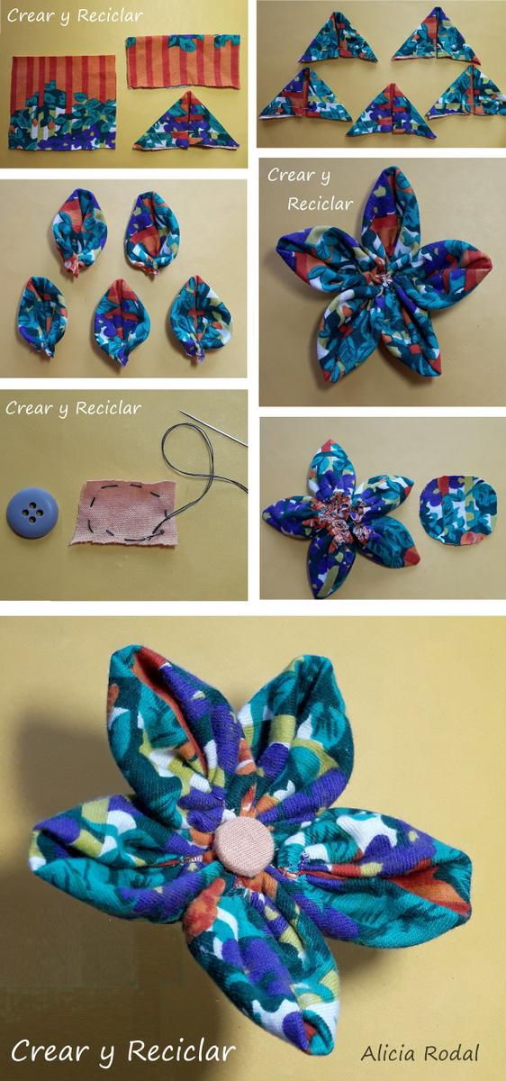 En este tutorial te muestro 8 ideas y trucos para hacer flores con retales de tela.