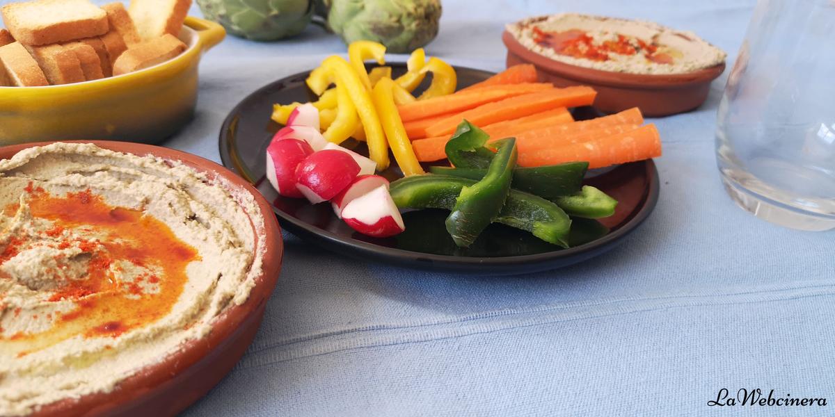 Hummus de alcachofa