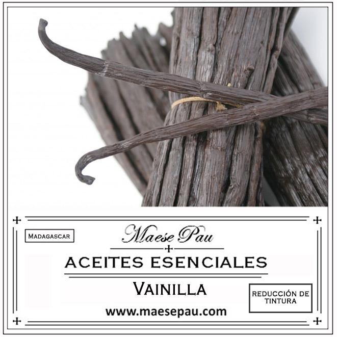 aceite esencial de vainilla - reducción de tintura