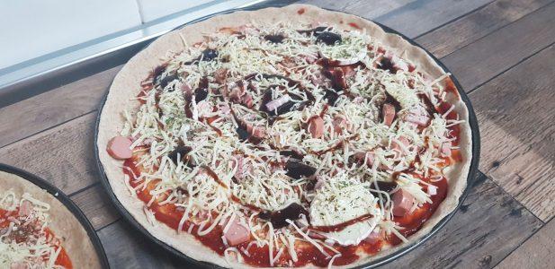 Masa integral para pizza en panificadora Lidl (19)