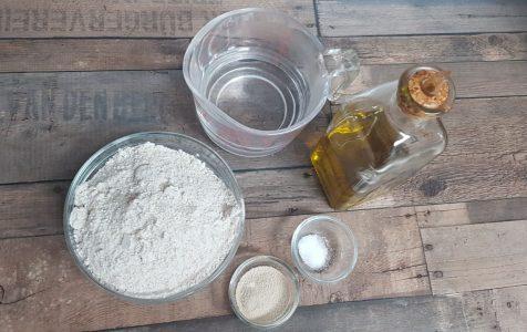 Masa integral para pizza en panificadora Lidl (1)