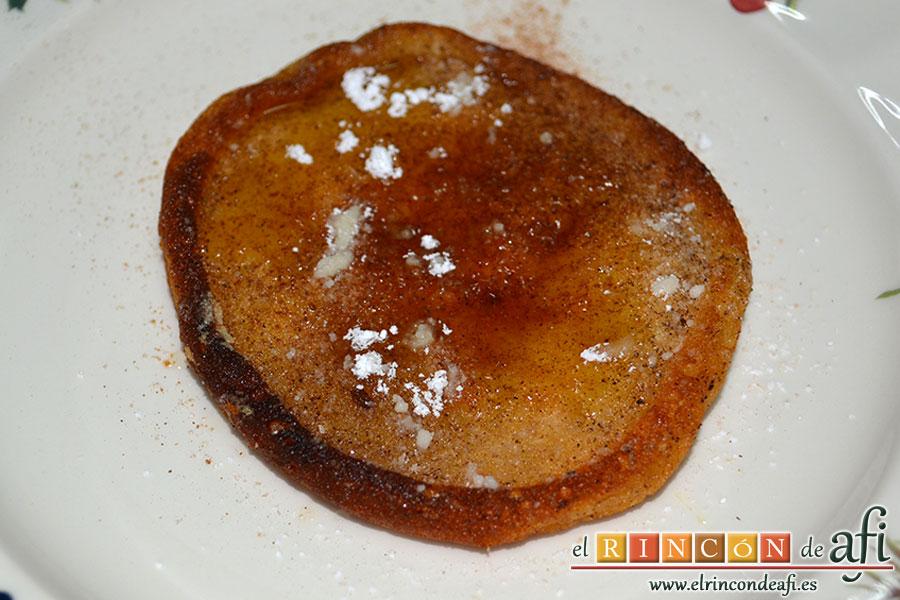 Tortitas de queso Ricotta y canela