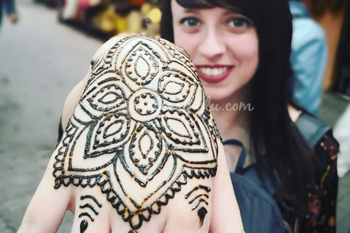 tatuajes henna art cafe marrakech