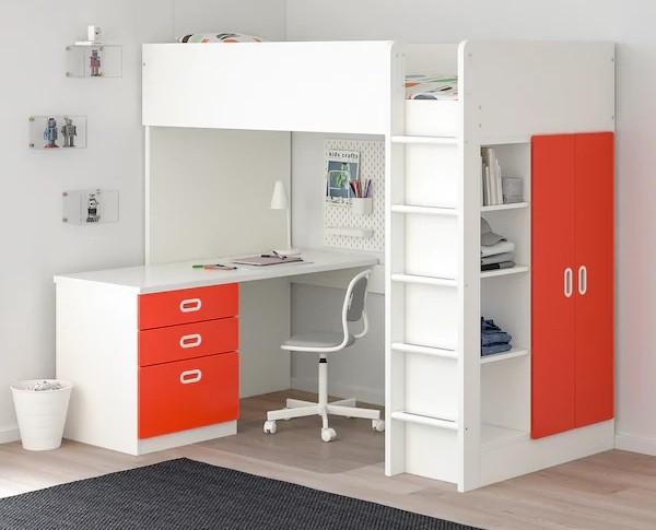 cama alta infantil de ikea