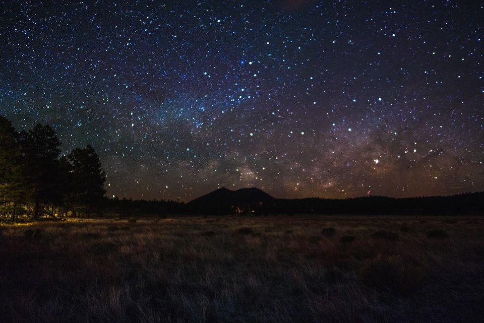 Cielo estrellado en Arizona destino de astroturismo