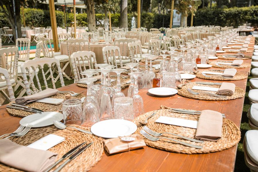 Boda villa fernanda Málaga decoración mesa