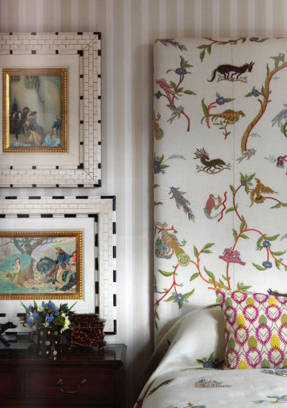 Ideas para renovar tu dormitorio por poco dinero entelando un cabecero