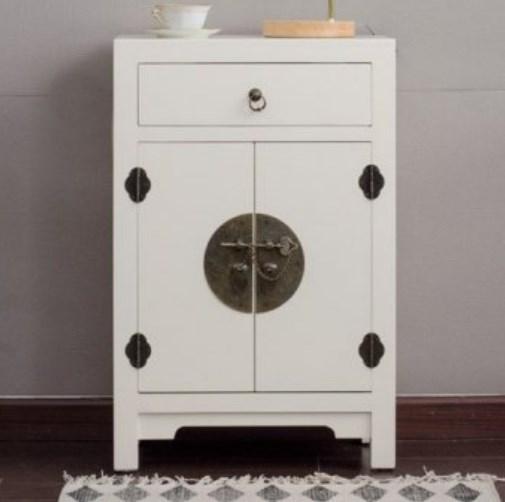 mesita de noche de estilo étnico