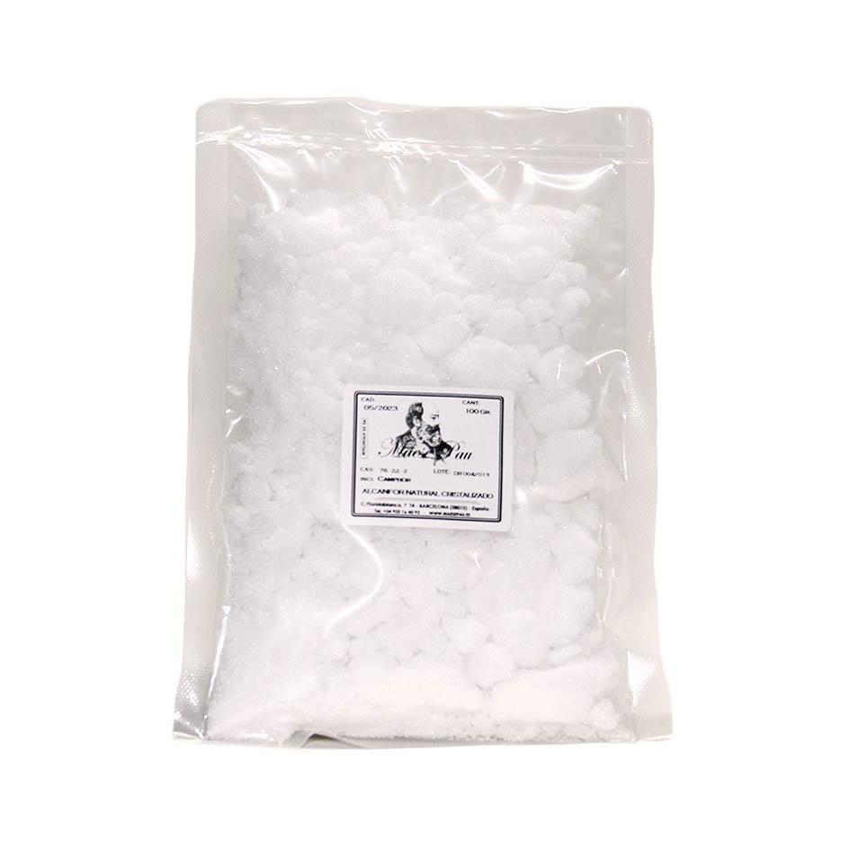 Alcanfor Natural Cristalizado para cosmética natural y perfumería