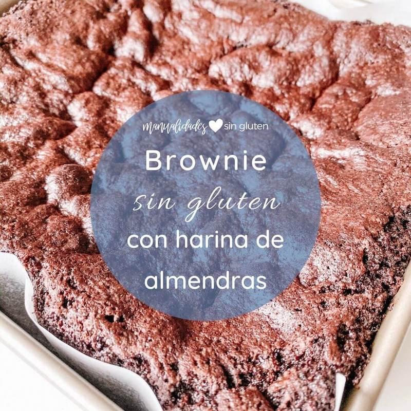 Brownie sin gluten con harina de almendras