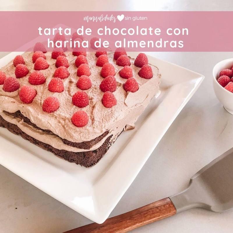 tarta de chocolate harina de almendras