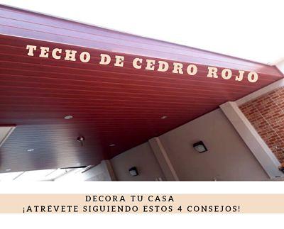 Techo de Madera de Cedro