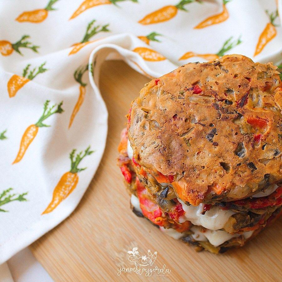 HAMBURGUESAS DE VERDURAS ASADAS