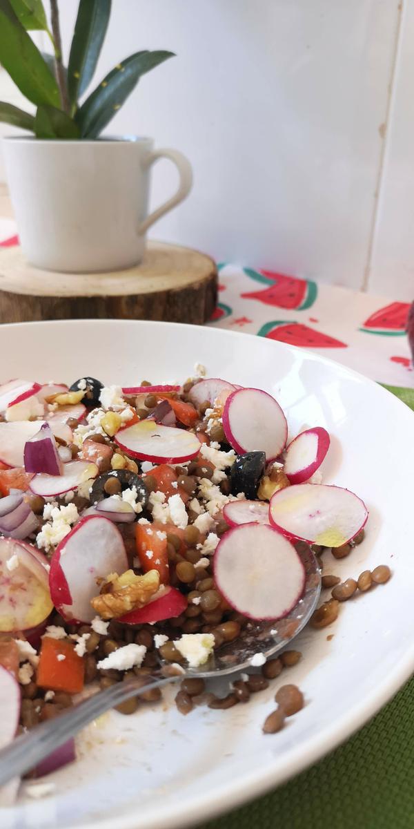 ensalada de lentejas