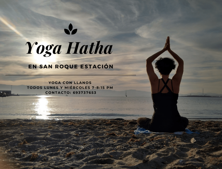 Cartel de mis clases en San Roque 