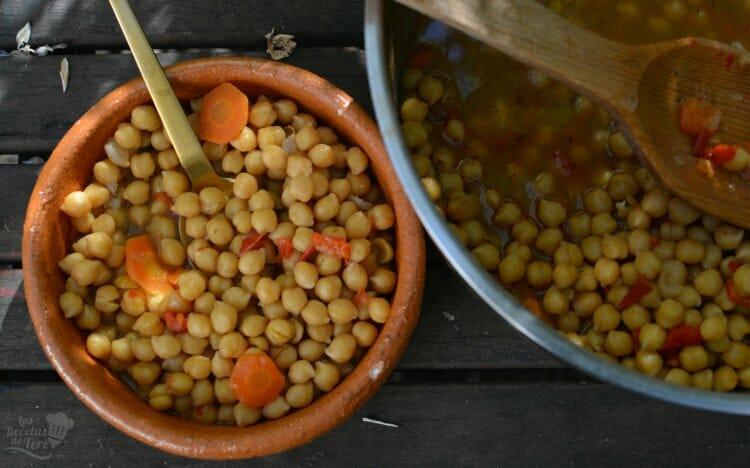 Garbanzos Preparados Con Receta Vegana 02