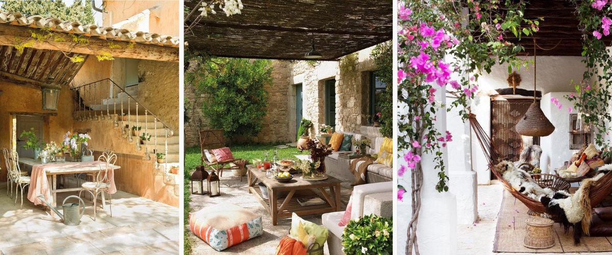 Porches de casa de campo