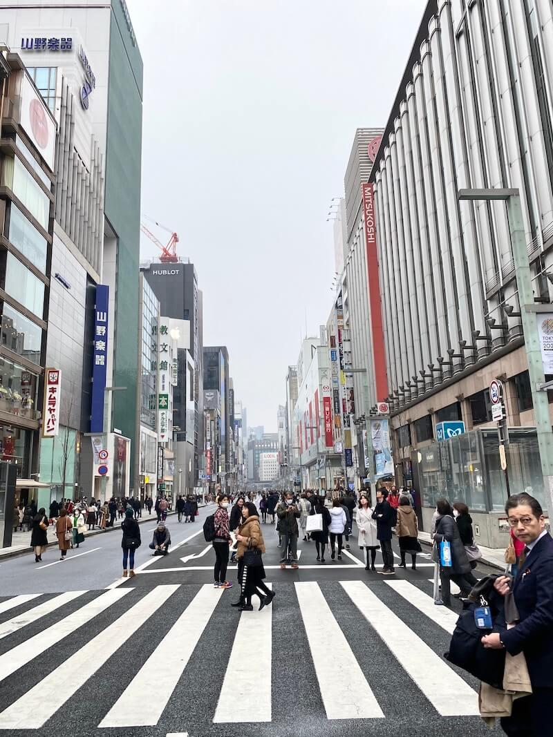 ginza peatonal