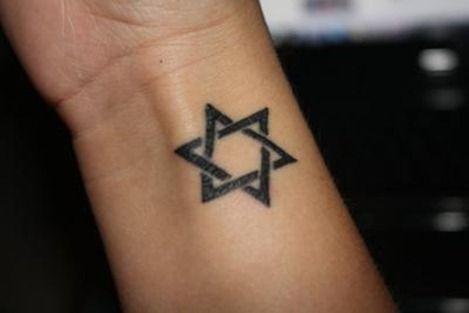 Tatuajes de estrellas de seis puntas