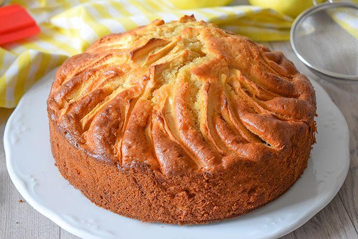 bizcocho de yogur y manzana